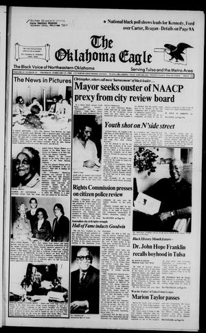The Oklahoma Eagle (Tulsa, Okla.), Vol. 62, No. 28, Ed. 1 Thursday, February 21, 1980