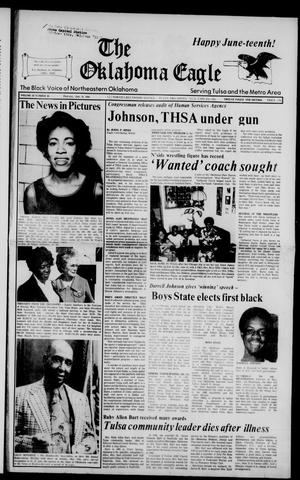 The Oklahoma Eagle (Tulsa, Okla.), Vol. 62, No. 44, Ed. 1 Thursday, June 19, 1980