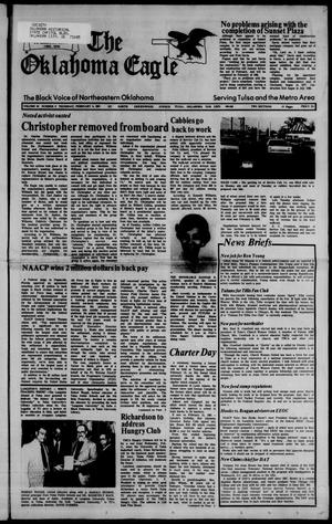 Primary view of object titled 'The Oklahoma Eagle (Tulsa, Okla.), Vol. 63, No. 9, Ed. 1 Thursday, February 5, 1981'.