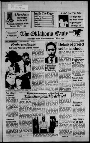 The Oklahoma Eagle (Tulsa, Okla.), Vol. 63, No. 44, Ed. 1 Thursday, October 8, 1981
