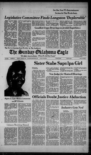 Primary view of object titled 'The Sunday Oklahoma Eagle (Tulsa, Okla.), Vol. 2, No. 10, Ed. 1 Sunday, August 21, 1977'.