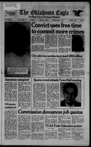 The Oklahoma Eagle (Tulsa, Okla.), Vol. 66, No. 6, Ed. 1 Thursday, January 19, 1984