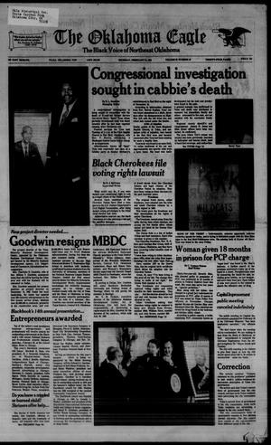 The Oklahoma Eagle (Tulsa, Okla.), Vol. 66, No. 10, Ed. 1 Thursday, February 16, 1984