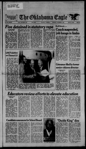 Primary view of object titled 'The Oklahoma Eagle (Tulsa, Okla.), Vol. 66, No. 49, Ed. 1 Thursday, November 15, 1984'.
