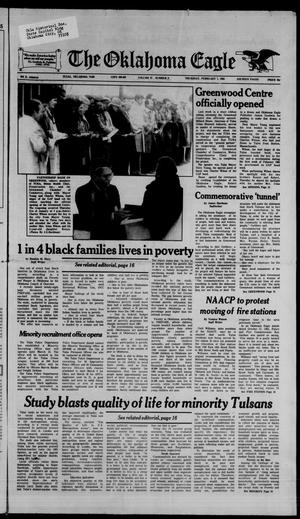 The Oklahoma Eagle (Tulsa, Okla.), Vol. 67, No. 9, Ed. 1 Monday, February 4, 1985
