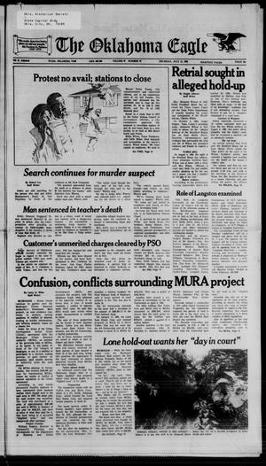 Primary view of object titled 'The Oklahoma Eagle (Tulsa, Okla.), Vol. 67, No. 31, Ed. 1 Thursday, July 11, 1985'.