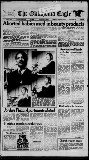 The Oklahoma Eagle (Tulsa, Okla.), Vol. 67, No. 42, Ed. 1 Thursday, September 26, 1985