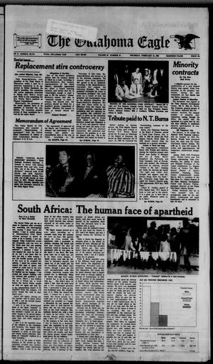 The Oklahoma Eagle (Tulsa, Okla.), Vol. 68, No. 10, Ed. 1 Thursday, February 13, 1986