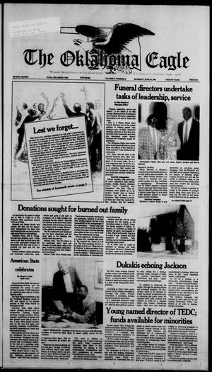 The Oklahoma Eagle (Tulsa, Okla.), Vol. 67, No. 25, Ed. 1 Thursday, June 16, 1988