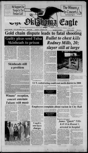 Primary view of object titled 'The Oklahoma Eagle (Tulsa, Okla.), Vol. 70, No. 3, Ed. 1 Thursday, January 31, 1991'.