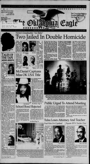 The Oklahoma Eagle (Tulsa, Okla.), Vol. 74, No. 43, Ed. 1 Thursday, November 23, 1995