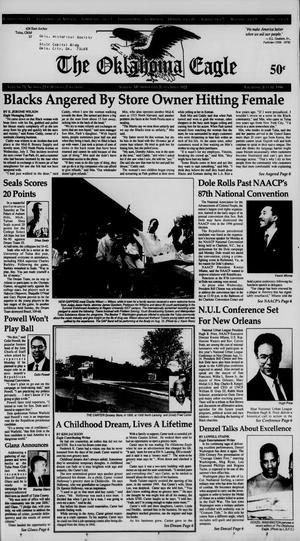 The Oklahoma Eagle (Tulsa, Okla.), Vol. 75, No. 23, Ed. 1 Thursday, July 11, 1996