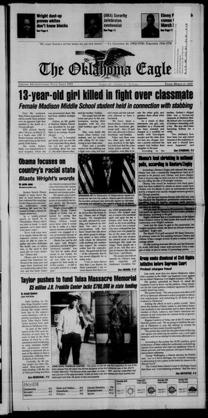 The Oklahoma Eagle (Tulsa, Okla.), Vol. 88, No. 12, Ed. 1 Friday, March 21, 2008