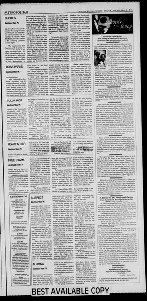 Primary view of object titled 'The Oklahoma Eagle (Tulsa, Okla.), Ed. 1 Sunday, November 27, 2005'.