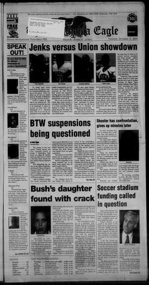 Primary view of object titled 'The Oklahoma Eagle (Tulsa, Okla.), Vol. 81, No. 37, Ed. 1 Thursday, September 12, 2002'.