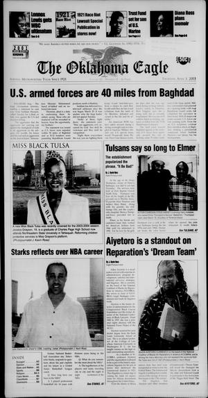 The Oklahoma Eagle (Tulsa, Okla.), Vol. 82, No. 15, Ed. 1 Thursday, April 3, 2003