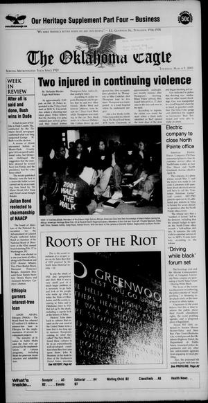 The Oklahoma Eagle (Tulsa, Okla.), Vol. 80, No. 9, Ed. 1 Thursday, March 1, 2001
