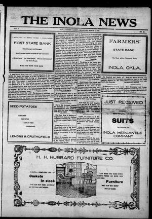 The Inola News (Inola, Okla.), Vol. 1, No. 48, Ed. 1 Friday, March 3, 1922