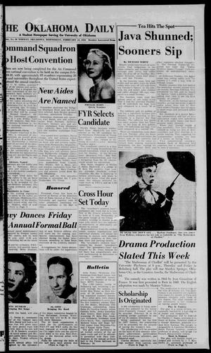 The Oklahoma Daily (Norman, Okla.), Vol. 40, No. 90, Ed. 1 Wednesday, February 10, 1954