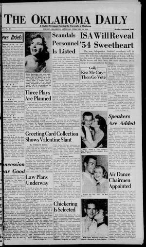 The Oklahoma Daily (Norman, Okla.), Vol. 40, No. 93, Ed. 1 Saturday, February 13, 1954