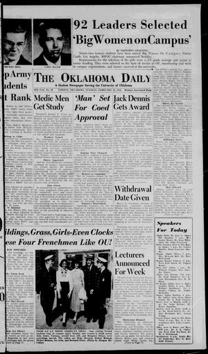 The Oklahoma Daily (Norman, Okla.), Vol. 40, No. 99, Ed. 1 Tuesday, February 23, 1954