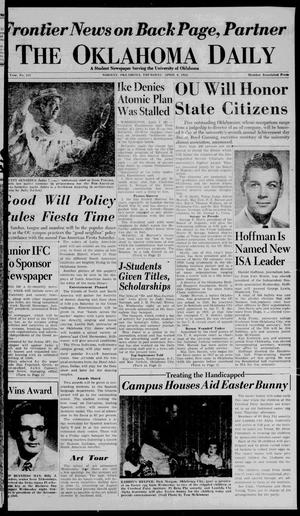 The Oklahoma Daily (Norman, Okla.), Vol. 40, No. 131, Ed. 1 Thursday, April 8, 1954