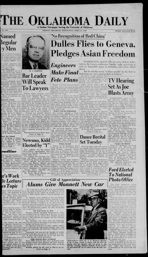 The Oklahoma Daily (Norman, Okla.), Vol. 40, No. 137, Ed. 1 Wednesday, April 21, 1954