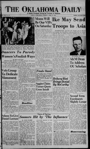 The Oklahoma Daily (Norman, Okla.), Vol. 40, No. 141, Ed. 1 Tuesday, April 27, 1954