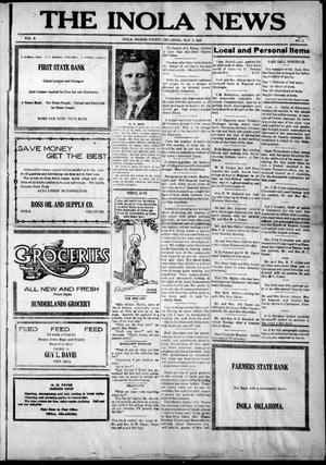 The Inola News (Inola, Okla.), Vol. 2, No. 5, Ed. 1 Friday, May 5, 1922