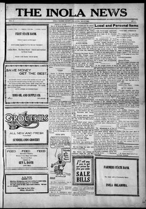 The Inola News (Inola, Okla.), Vol. 2, No. 6, Ed. 1 Friday, May 12, 1922