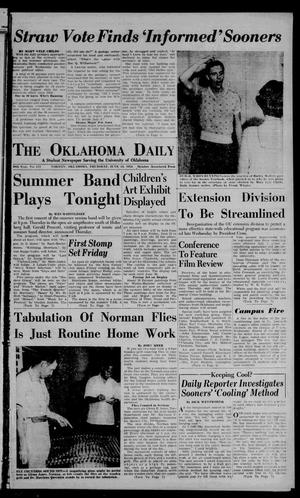 The Oklahoma Daily (Norman, Okla.), Vol. 40, No. 171, Ed. 1 Thursday, June 24, 1954