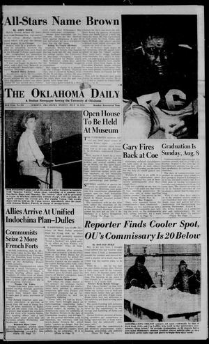 Primary view of object titled 'The Oklahoma Daily (Norman, Okla.), Vol. 40, No. 188, Ed. 1 Friday, July 16, 1954'.