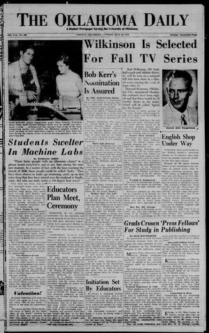 The Oklahoma Daily (Norman, Okla.), Vol. 40, No. 190, Ed. 1 Tuesday, July 20, 1954