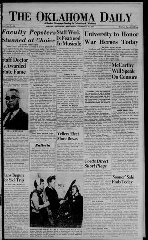 The Oklahoma Daily (Norman, Okla.), Vol. 41, No. 44, Ed. 1 Wednesday, November 10, 1954