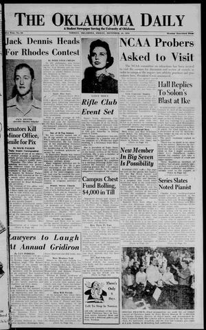 The Oklahoma Daily (Norman, Okla.), Vol. 41, No. 64, Ed. 1 Friday, December 10, 1954