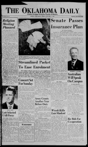 The Oklahoma Daily (Norman, Okla.), Vol. 41, No. 73, Ed. 1 Friday, January 7, 1955