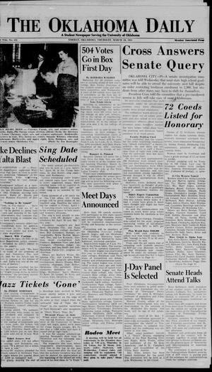 The Oklahoma Daily (Norman, Okla.), Vol. 41, No. 121, Ed. 1 Thursday, March 24, 1955