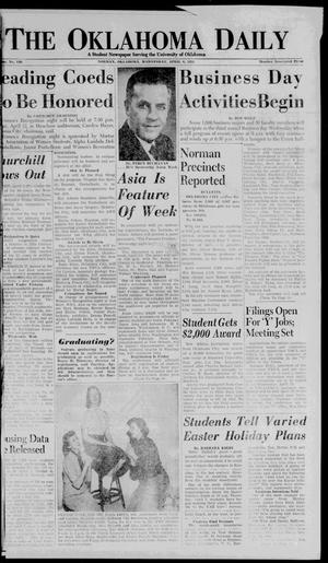 The Oklahoma Daily (Norman, Okla.), Vol. 41, No. 130, Ed. 1 Wednesday, April 6, 1955