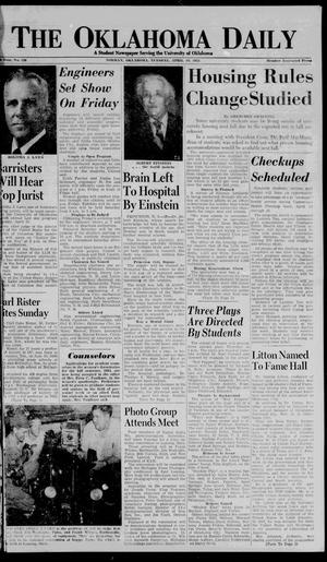 The Oklahoma Daily (Norman, Okla.), Vol. 41, No. 136, Ed. 1 Tuesday, April 19, 1955