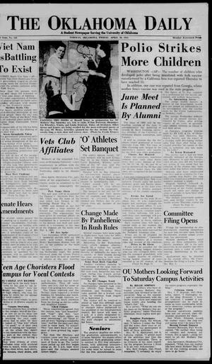 The Oklahoma Daily (Norman, Okla.), Vol. 41, No. 144, Ed. 1 Friday, April 29, 1955