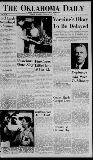 The Oklahoma Daily (Norman, Okla.), Vol. 41, No. 150, Ed. 1 Saturday, May 7, 1955