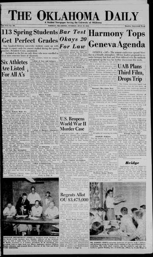 The Oklahoma Daily (Norman, Okla.), Vol. 41, No. 191, Ed. 1 Tuesday, July 19, 1955