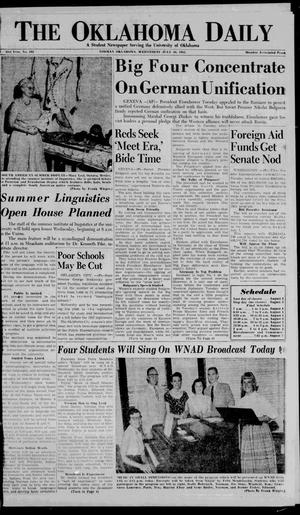 The Oklahoma Daily (Norman, Okla.), Vol. 41, No. 192, Ed. 1 Wednesday, July 20, 1955