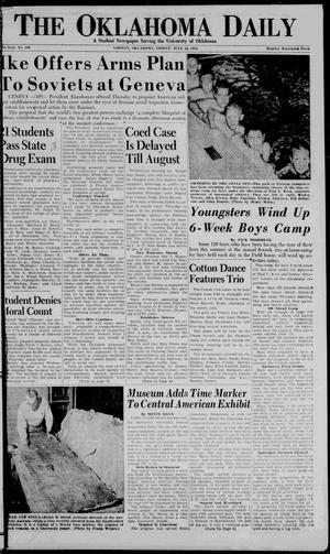 The Oklahoma Daily (Norman, Okla.), Vol. 41, No. 194, Ed. 1 Friday, July 22, 1955