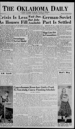 The Oklahoma Daily (Norman, Okla.), Vol. 42, No. 6, Ed. 1 Wednesday, September 14, 1955