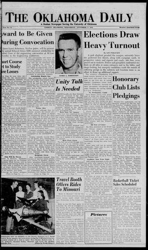 The Oklahoma Daily (Norman, Okla.), Vol. 42, No. 41, Ed. 1 Wednesday, November 2, 1955
