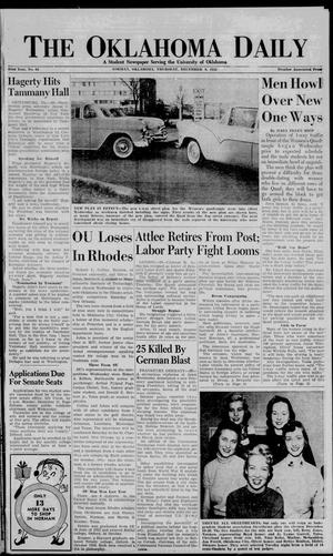 The Oklahoma Daily (Norman, Okla.), Vol. 42, No. 64, Ed. 1 Thursday, December 8, 1955