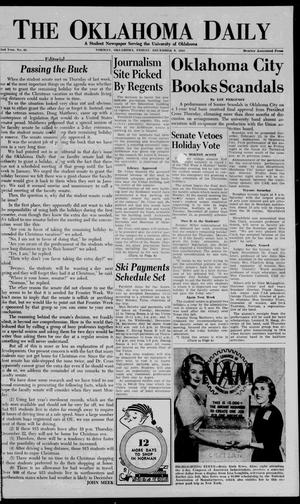The Oklahoma Daily (Norman, Okla.), Vol. 42, No. 65, Ed. 1 Friday, December 9, 1955
