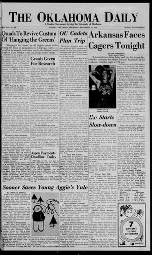 The Oklahoma Daily (Norman, Okla.), Vol. 42, No. 69, Ed. 1 Thursday, December 15, 1955