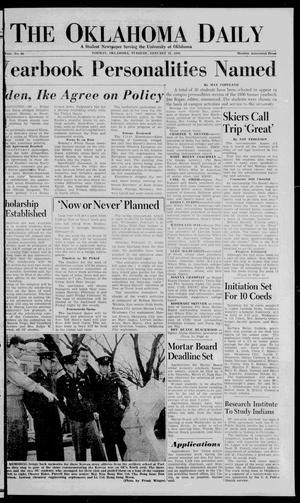 The Oklahoma Daily (Norman, Okla.), Vol. 1, No. 84, Ed. 1 Tuesday, January 31, 1956